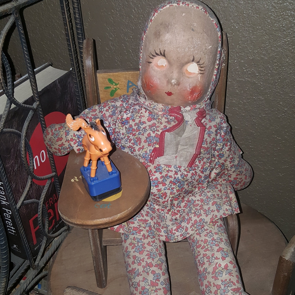 Vintage Eyeless Baby Doll (Haunted) Doll Only